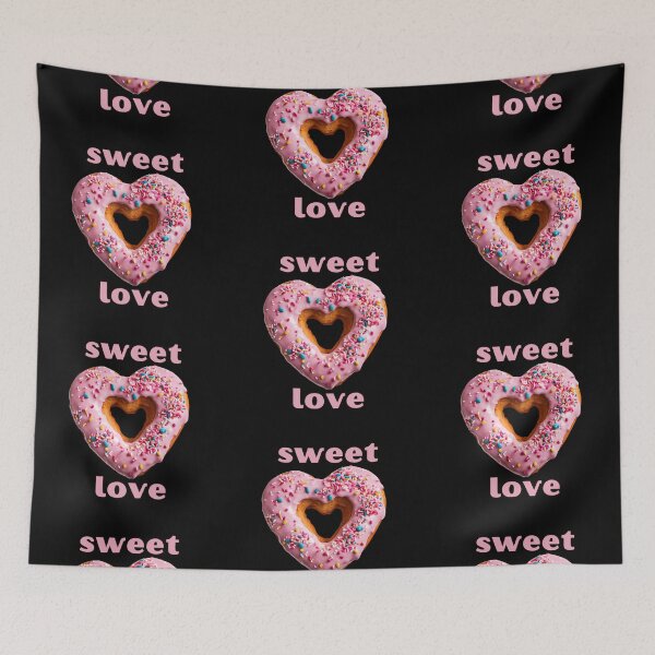 Item preview,  Sweet Love, Sweet Heart,  Pink Donut,  Baking Lovers designed and sold by KolorellaS.
