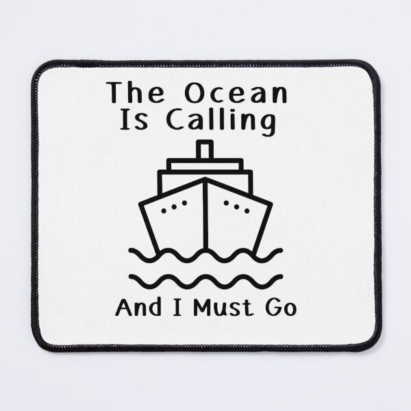 Item preview, Ocean Is Calling (Cruise) designed and sold by Whackadoodletee.