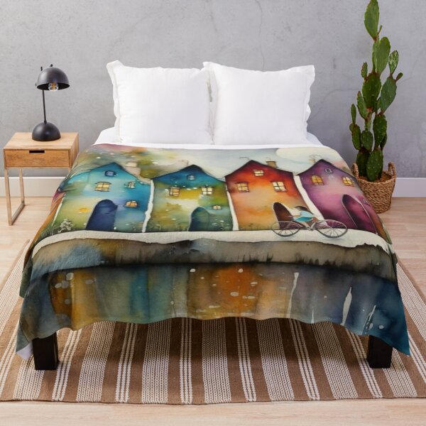 Item preview, Colorful Houses designed and sold by MidaArt.