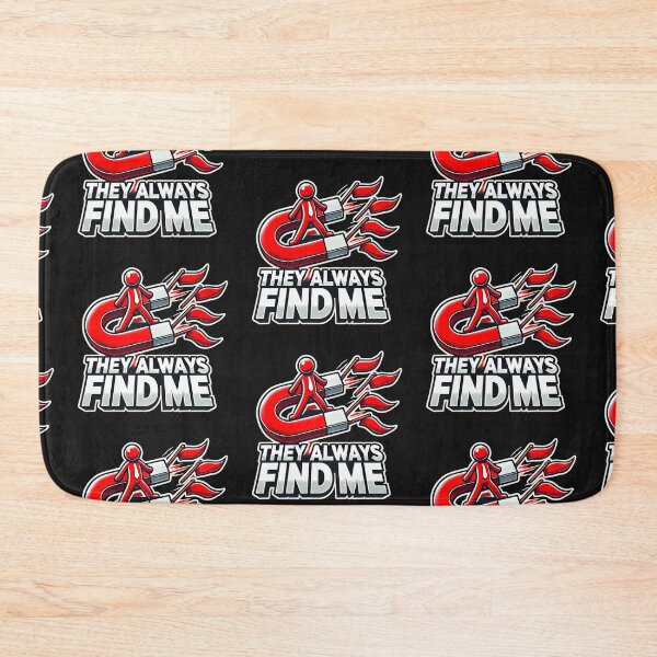 Item preview, They Always Find Me - Red Flag Magnet Design designed and sold by Desireehaz.
