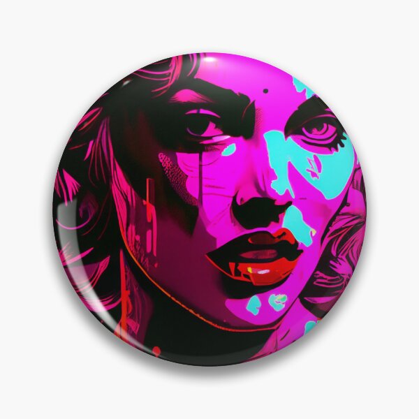 Item preview, Cyberpop Goddess: Marilyn Monroe in Neon Dreams designed and sold by ZGigerBarker.