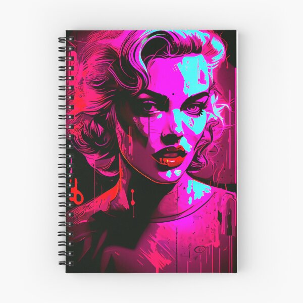 Item preview, Cyberpop Goddess: Marilyn Monroe in Neon Dreams designed and sold by ZGigerBarker.