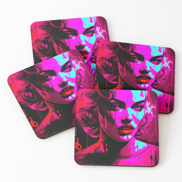 Item preview, Cyberpop Goddess: Marilyn Monroe in Neon Dreams designed and sold by ZGigerBarker.