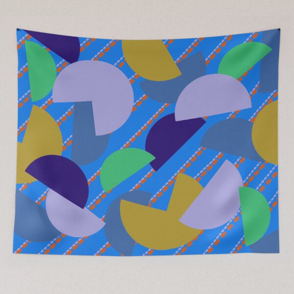 Item preview, Blue geometric designed and sold by ArtKseniia.