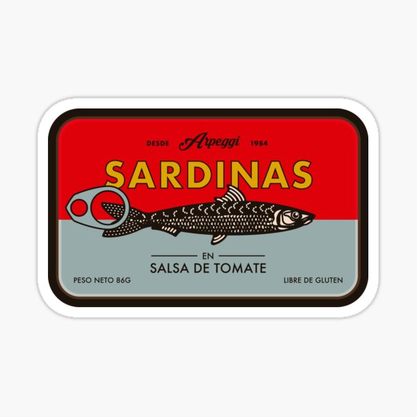 Artikel-Vorschau von Sardinen-Box und Salsa de Tomate, designt und verkauft von marianabeldi.