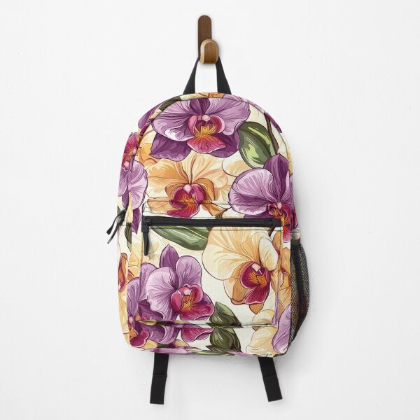 Item preview, Intricate orchid motifs with vibrant natural palettes designed and sold by Piotrek0001.