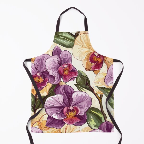 Item preview, Intricate orchid motifs with vibrant natural palettes designed and sold by Piotrek0001.