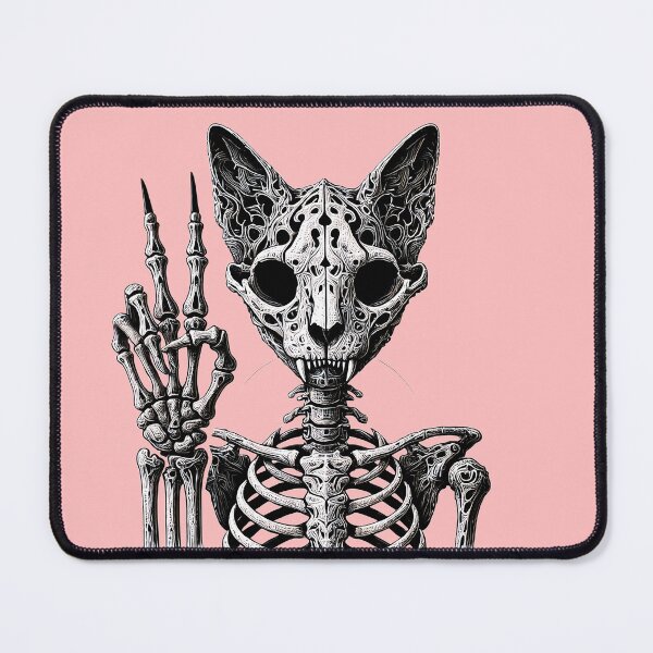 Item preview, Cat Skeleton Peace and Love designed and sold by TSQ.