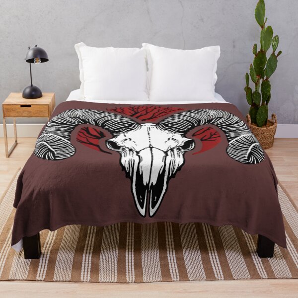 Item preview, Ram's Head Skull  designed and sold by CreepyCornerArt.