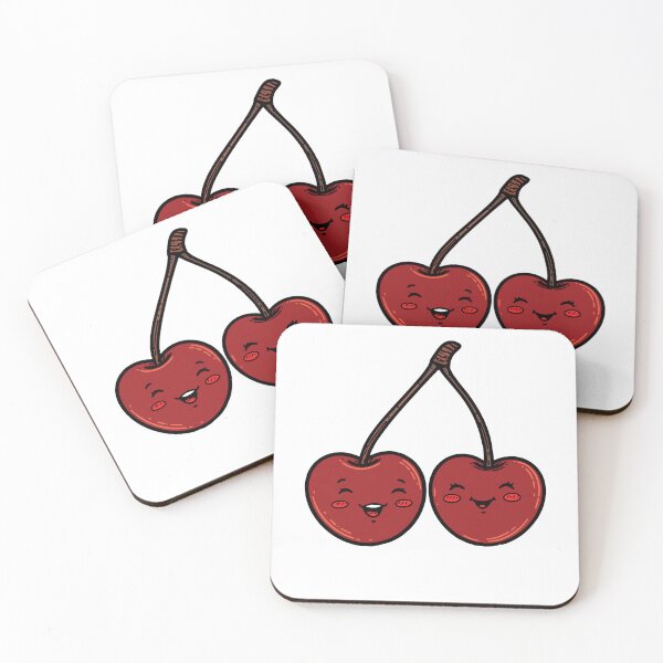 Item preview, Best friends cherries smiles at each other designed and sold by Esinald.