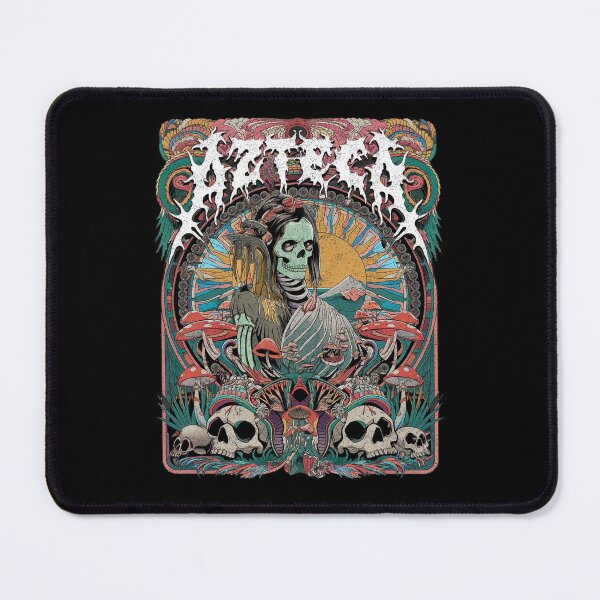 Item preview, Azteca Death Metal Style Mictecacihuatl Goddess Art designed and sold by Mystikos Art.