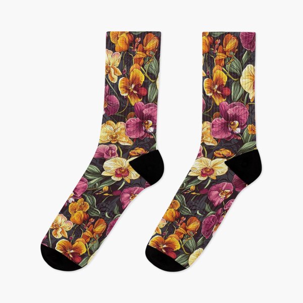 Item preview, Striking orchid blossoms in detailed artistic arrangements designed and sold by Piotrek0001.