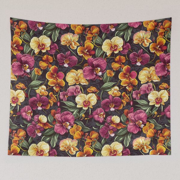 Item preview, Striking orchid blossoms in detailed artistic arrangements designed and sold by Piotrek0001.