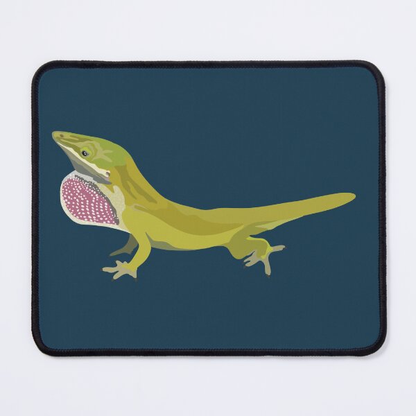 Item preview, G is for Green Anole ,Green Anole – Vibrant Small Lizard Wildlife Illustration designed and sold by PrettylittlepastelUk.