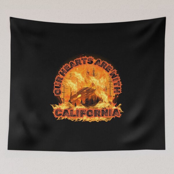 Item preview, T-shirts - California & Los Angeles Wildfires designed and sold by MasCorner.