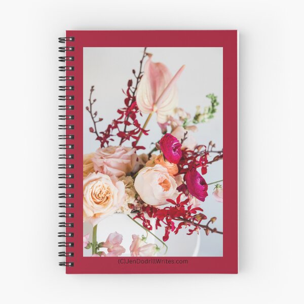 Item preview, Floral Display Notebook designed and sold by JDMugs.