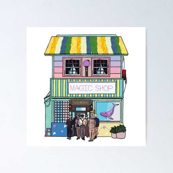 Bts Magic Shop Posters for Sale | Redbubble