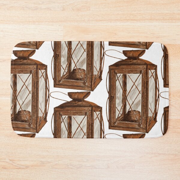 Item preview, Vintage Farm Lantern Sticker – Rustic and Nostalgic designed and sold by QuteStuffHere.