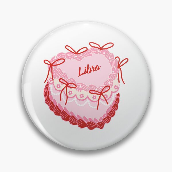 Item preview, Libra heart shaped cake. Zodiac cake. Cake with bows. designed and sold by CoCoArt-Ua.