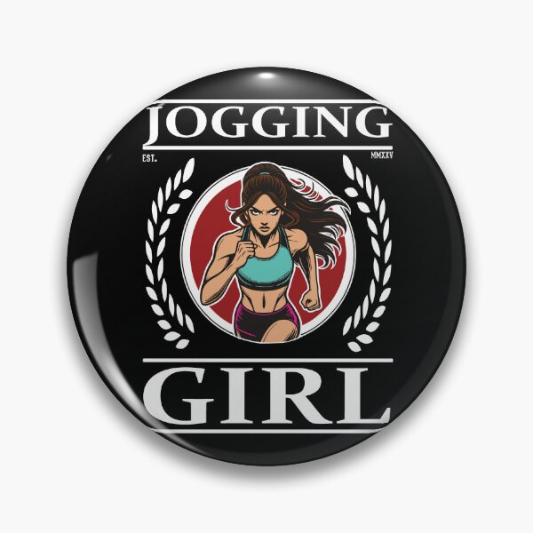 Artikelvorschau, Jogging Girl – Laufen ist Leben! entworfen und verkauft von RetroMaritalArt.