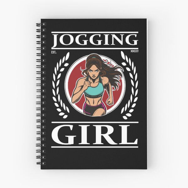 Item preview, Jogging Girl – Running is life! designed and sold by RetroMaritalArt.