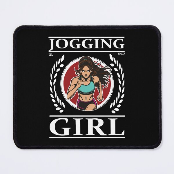 Item preview, Jogging Girl – Running is life! designed and sold by RetroMaritalArt.