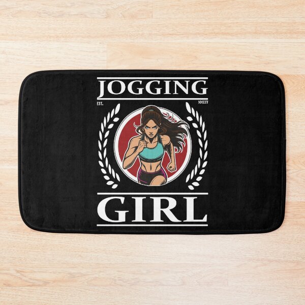 Item preview, Jogging Girl – Running is life! designed and sold by RetroMaritalArt.
