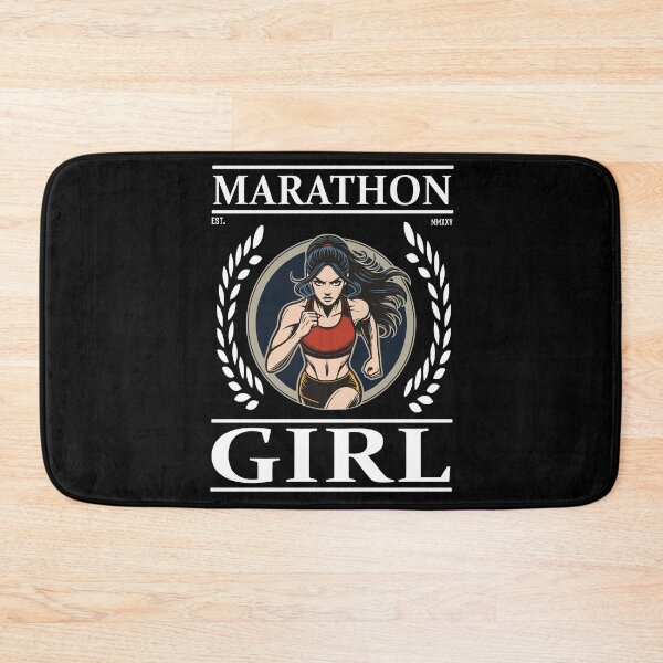 Item preview, Marathon Girl – Running is Freedom designed and sold by RetroMaritalArt.