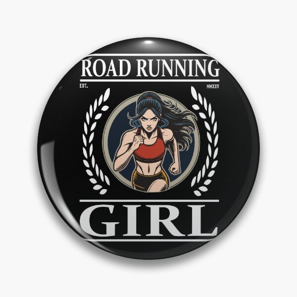 Item preview, Road Running Girl – Freedom on the Road designed and sold by RetroMaritalArt.