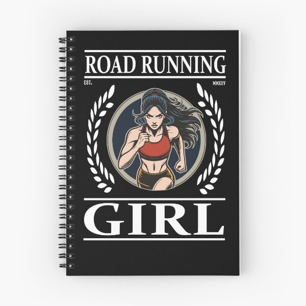 Item preview, Road Running Girl – Freedom on the Road designed and sold by RetroMaritalArt.