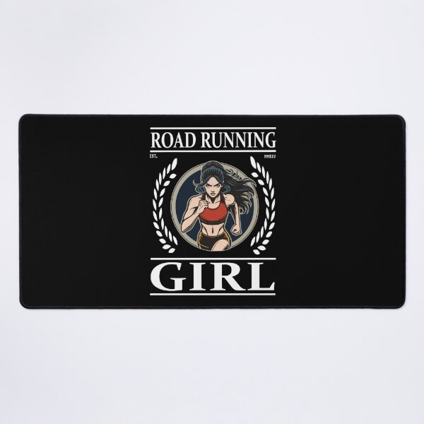 Item preview, Road Running Girl – Freedom on the Road designed and sold by RetroMaritalArt.