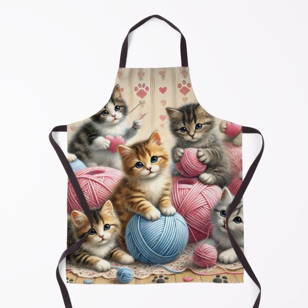 Item preview, Heartfelt Kittens in Yarn Wonderland designed and sold by Mechanical-Artt.