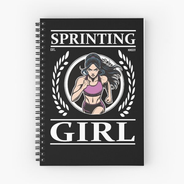 Item preview, Sprinting Girl – Speed is her strength designed and sold by RetroMaritalArt.