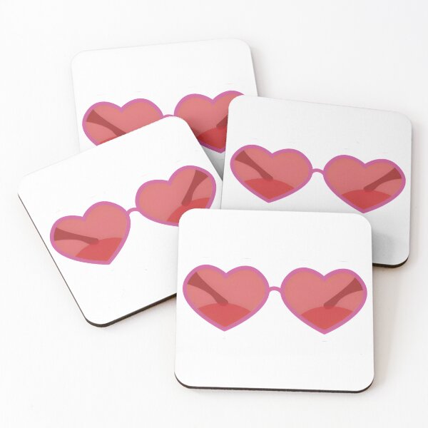 Item preview, Heart Shaped Glasses - Fun and Romantic Design designed and sold by MarVan-Prints.