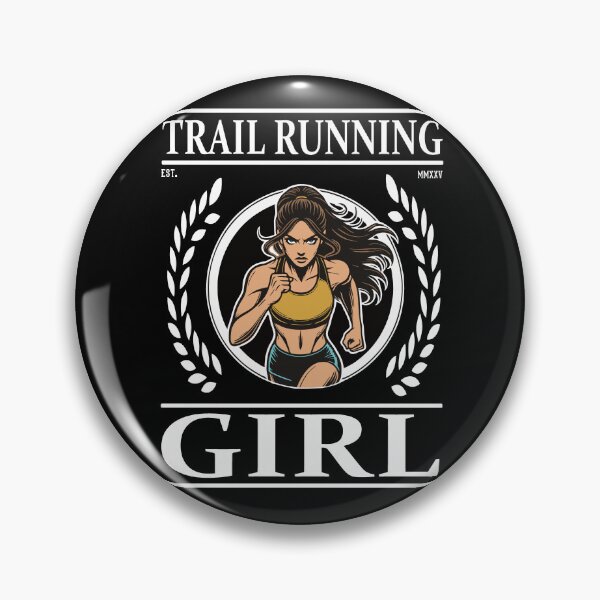 Item preview, Trail Running Girl – The Natural Runner designed and sold by RetroMaritalArt.