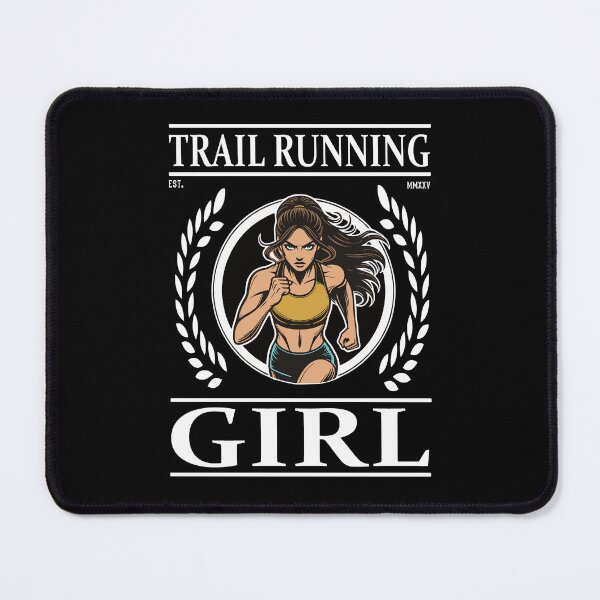 Item preview, Trail Running Girl – The Natural Runner designed and sold by RetroMaritalArt.