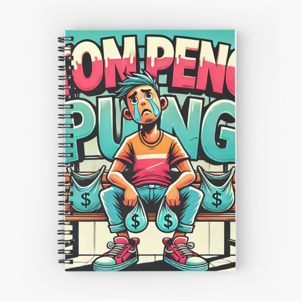 Item preview, Cartoon of a Broke Person's Struggle designed and sold by RainbowSlide.
