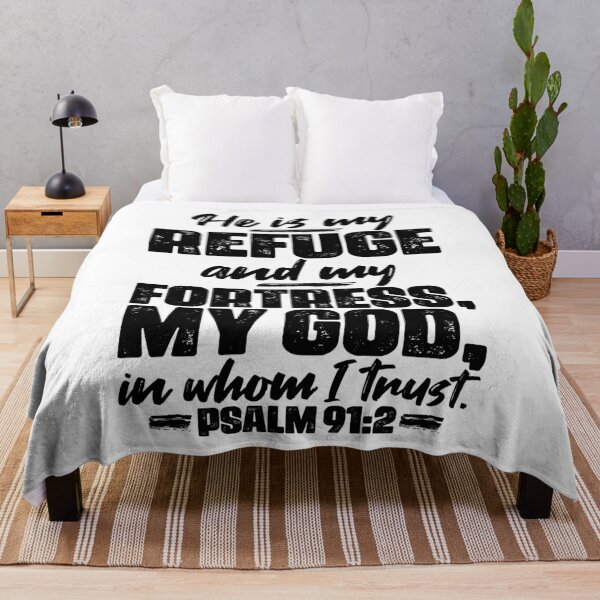 Item preview, Psalm 91:2 He Is My Refuge And My Fortress designed and sold by plushism.