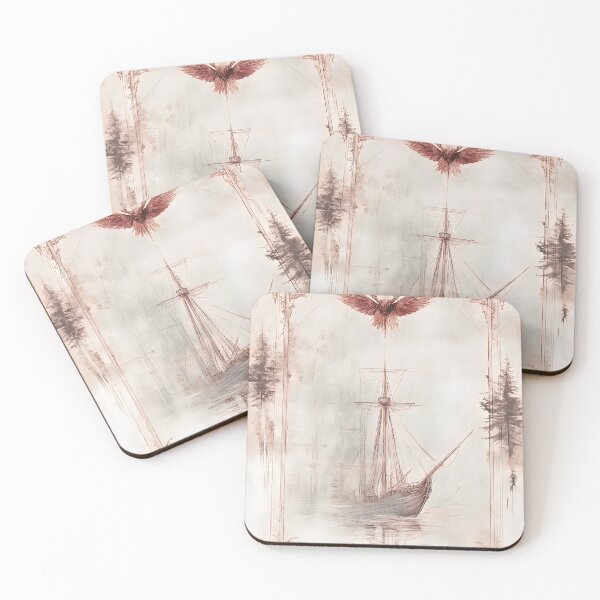 Item preview, Journaling Vintage Maritime Design with Soaring Bird designed and sold by Amr Siam.