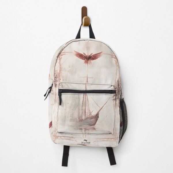Item preview, Journaling Vintage Maritime Design with Soaring Bird designed and sold by Amr Siam.
