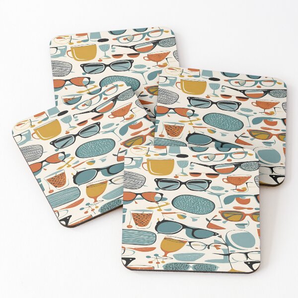 Item preview, Pattern different type of glasses. designed and sold by DaliaSabryTee.