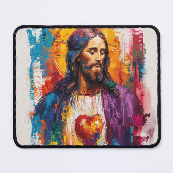 Item preview, JESUS COLORFUL PAINTING designed and sold by Juanesgo1026.