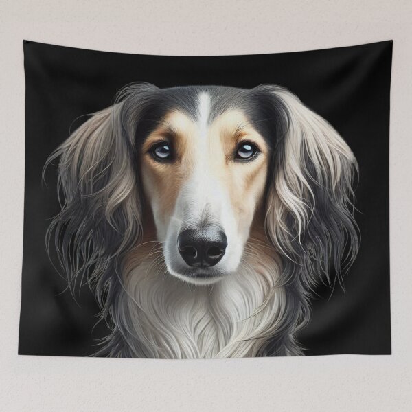 Item preview, Saluki beautiful head graphic designed and sold by Saxbys.