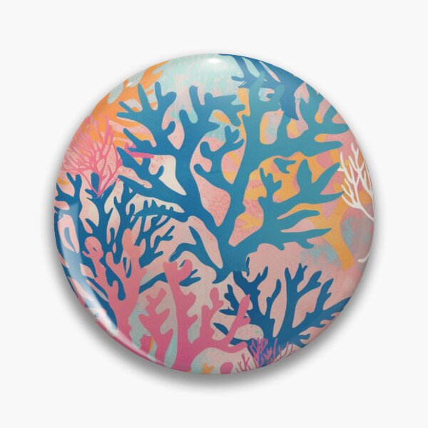 Item preview, Bright Tropical Coral Reef Pattern designed and sold by darkskydelights.