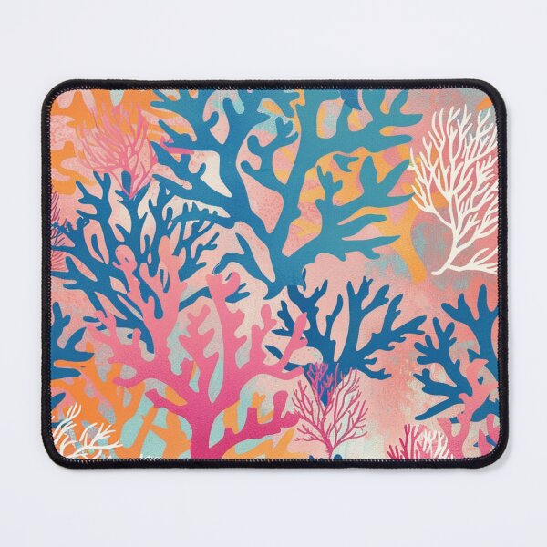 Item preview, Bright Tropical Coral Reef Pattern designed and sold by darkskydelights.