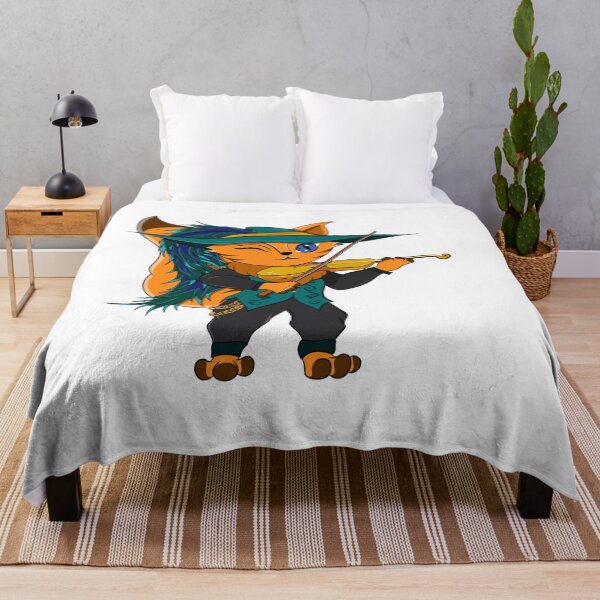 Artikelvorschau, Niedliche orange Barde Cartoon Katze entworfen und verkauft von DrisT-Graphics.