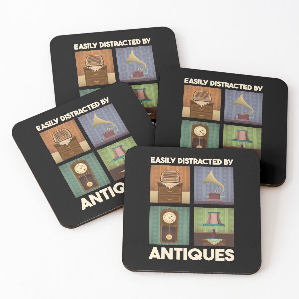Item preview, Easily Distracted By Antiques designed and sold by mybegoniatee.