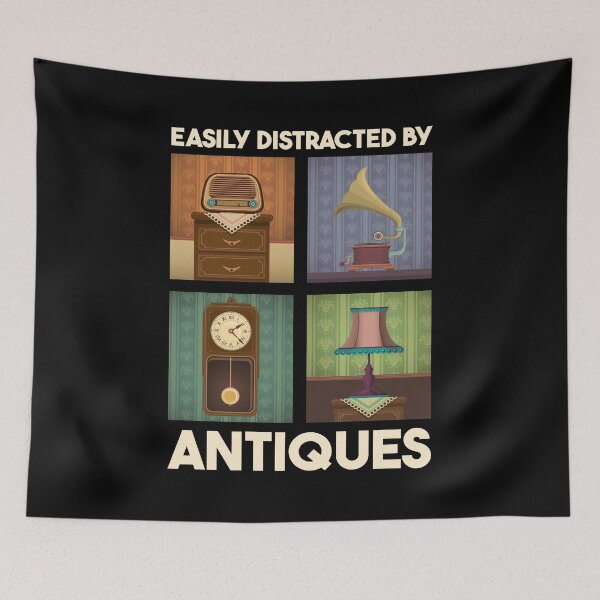 Item preview, Easily Distracted By Antiques designed and sold by mybegoniatee.