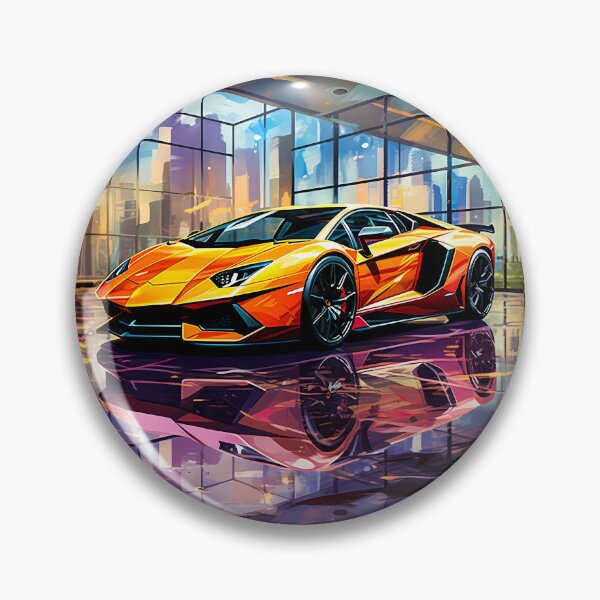 Item preview, Supercar's Perfect Reflection In Modern Showroom designed and sold by RevUpDesign.