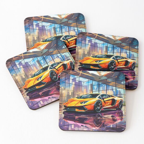 Item preview, Supercar's Perfect Reflection In Modern Showroom designed and sold by RevUpDesign.